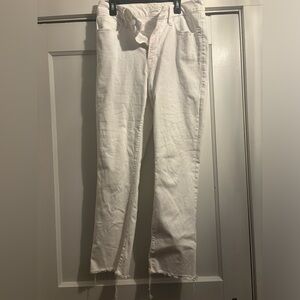 White good American jeans size 8/29 cutoff bottom